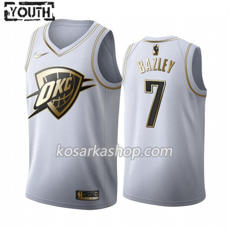 Dres Oklahoma City Thunder Darius Bazley 7 Nike 2019-20 Bijela Golden Edition Swingman - Dječji